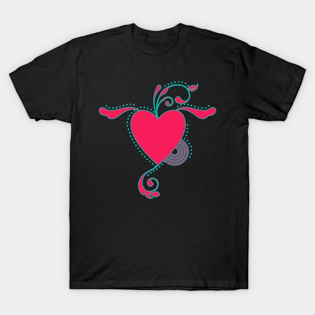 Spread Your Heart Wings T-Shirt by lunalunera